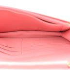 Caviar Quilted Wallet on Chain WOC Pink