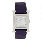 Stainless Steel Swift 21mm Heure H Hour Quartz Watch Iris