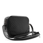 Microguccissima Mini Bree Messenger Bag Black
