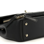 Caviar Quilted Medium Business Affinity Flap Black
