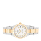 Stainless Steel 18K Yellow Gold 31mm Oyster Perpetual Datejust Watch White Roman 278273