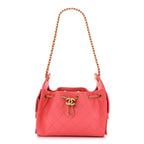 Caviar Quilted Mini Chanel 25 Handbag Coral