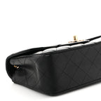 Caviar Quilted Mini Rectangular Flap Black