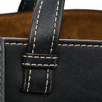 Calfskin Gate Tote Midnight Blue