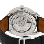 Stainless Steel Alligator 43mm Arceau Grande Lune Automatic Watch Bleu Abysse