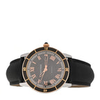 Stainless Steel 18K Pink Gold Fabric 42mm Ronde Croisiere De Cartier Automatic Watch Grey