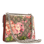 GG Supreme Monogram Blooms Mini Dionysus Shoulder Bag Beige Multicolor Dry Rose