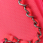 Canvas Mini Deauville Tote Pink Orange