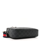 Soft GG Supreme Monogram Web Belt Bag Black Grey