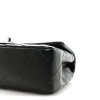 Lambskin Quilted Mini Rectangular Flap Black