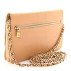 Caviar Timeless CC Wallet on Chain WOC Beige