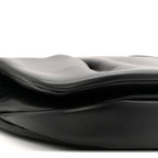 Shiny Nappa Calfskin Paseo Satchel Black