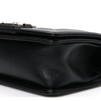 Caviar Quilted Small Boy Flap Black