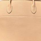 Matte Grained Calfskin Soft Margaux 17 Light Camel