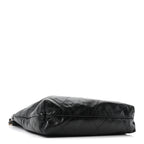 Shiny Calfskin Quilted Small Chanel 22 Black