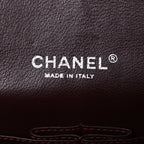Lambskin Quilted Maxi Double Flap Black