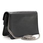 Crinkled Patent Super Mini Dionysus Shoulder Bag Black