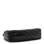 Goatskin Quilted Medium Chanel 19 Flap Black
