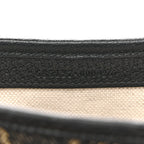 Jacquard Black Denim GG Monogram Textured Dollar Calfskin Mini Jackie 1961 Hobo Black Ivory
