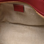 Soft Microguccissima Small Crossbody Bag Rosso