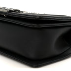 Calfskin Strass Crystal Small Boy Flap Black