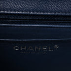Caviar Quilted Mini Square Flap Navy