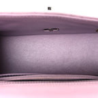Lambskin Quilted Mini Square Flap Purple