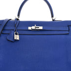 Togo Kelly Retourne 35 Bleu Electrique