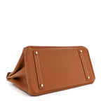 Taurillon Clemence Birkin 35 Gold