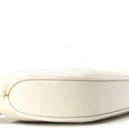GG Supreme Monogram Azalea Calfskin Web Small Jackie 1961 Hobo Beige Ebony Mystic White