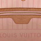 Damier Azur Neo Neverfull MM Rose Ballerine