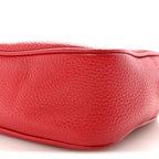 Pebbled Calfskin Small Soho Disco Bag Tabasco Red