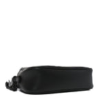 Calfskin Matelasse Monochrome Small GG Marmont Chain Shoulder Bag Black