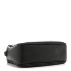 Pebbled Calfskin Small Soho Disco Bag Black