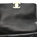 Lambskin Quilted Medium Chanel 19 Flap Black