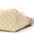 Monogram Giant Spring In The City Neverfull MM Sunset Kaki