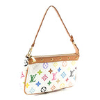 Monogram Multicolor Pochette Accessories White