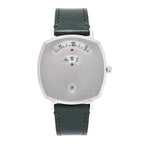 Stainless Steel Calfskin 35mm Grip Quartz Watch Green