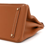 Taurillon Clemence Birkin 35 Gold
