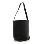 Grained Calfskin Medium N/S Park Tote Black