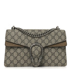 GG Supreme Monogram Small Dionysus Shoulder Bag Taupe