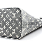 Denim Monogram Jacquard Neverfull MM Grey
