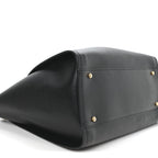Caviar Medium Studded Deauville Tote Black