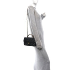 Caviar Quilted Small Handy CC Flap Black