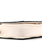 Lambskin Quilted Book Wallet On Chain WOC Black