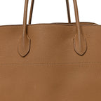 Matte Grained Calfskin Soft Margaux 17 Dark Taupe