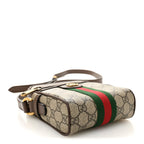 GG Supreme Monogram Web Mini Ophidia Messenger Brown