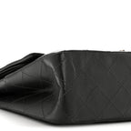 Aged Calfskin Quilted 2.55 Reissue 227 Flap Dark Grey