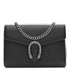 Calfskin Mini Dionysus Chain Wallet Black