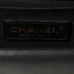 Caviar Quilted Small Boy Flap Black